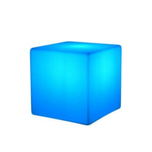Tabouret lumineux LED en location pour assise moderne et festive