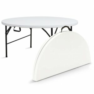 Location table ronde pliable 8 personnes pour mariage, réception et événement en Vendée - WeLocation