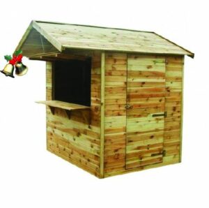 Chalet en bois décoratif pour marché de Noël et événements