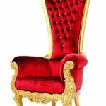 Trône du Père Noël fauteuil décoratif pour animations de Noël