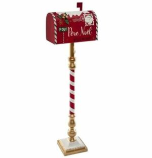 Boîte aux lettres du Père Noël décoration événementielle de Noël